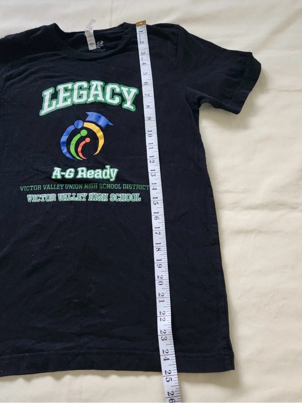 Victor Valley High School Legacy T-Shirt Bella
Canvas Small Black School Spirit - Picture 4 of 8